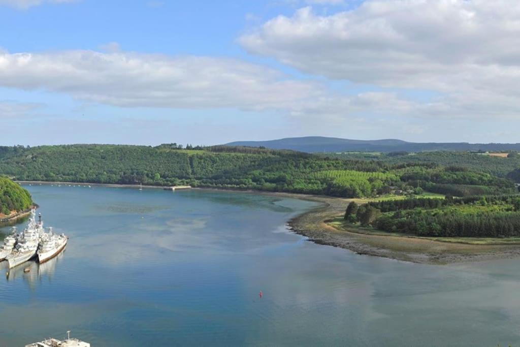 Logement Neuf Aux Portes De La Presqu'Ile Argol Exterior foto